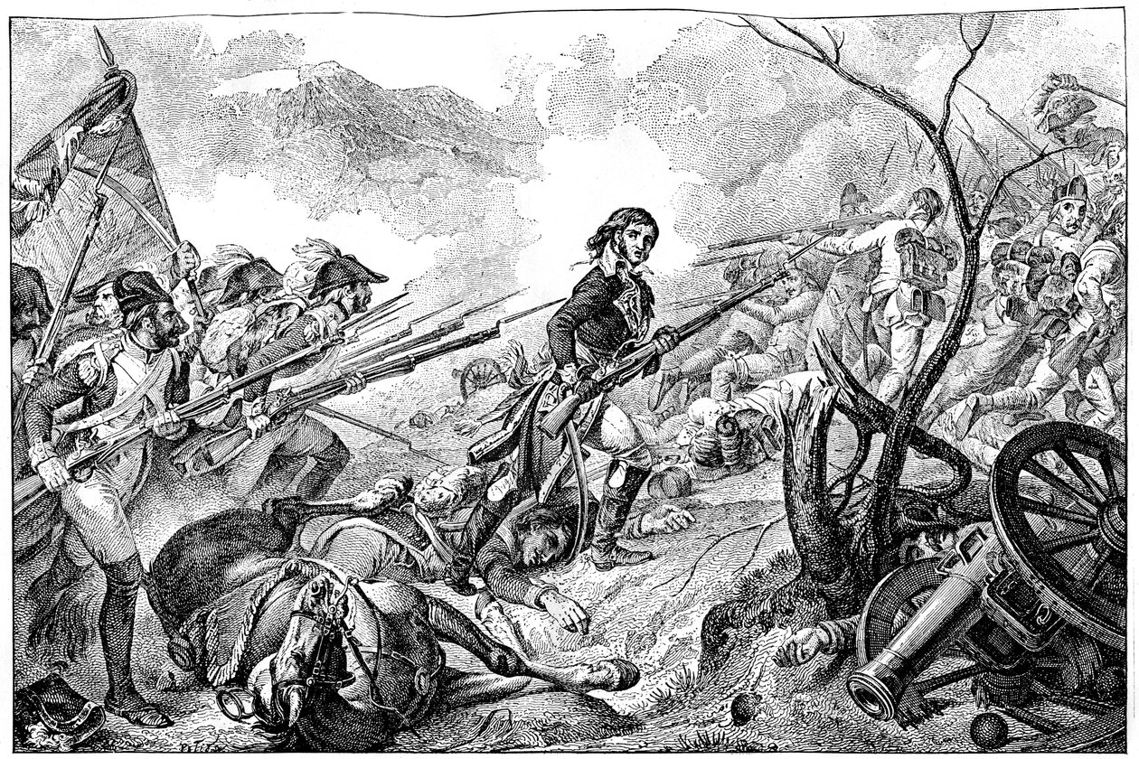 रिवोली की लड़ाई में जनरल जौबर्ट, 14 जनवरी 1797 1882-1884 द्वारा अज्ञात