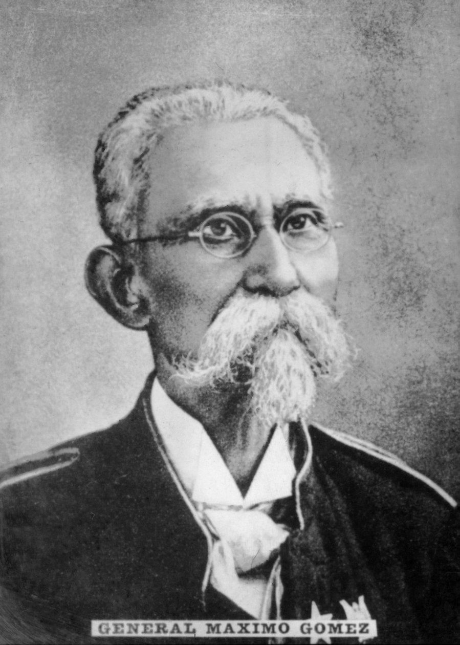 दस साल के युद्ध में जनरल मैक्सिमो गोमेज़ 1836-1905, डोमिनिकन मेजर जनरल, c1910 द्वारा अज्ञात