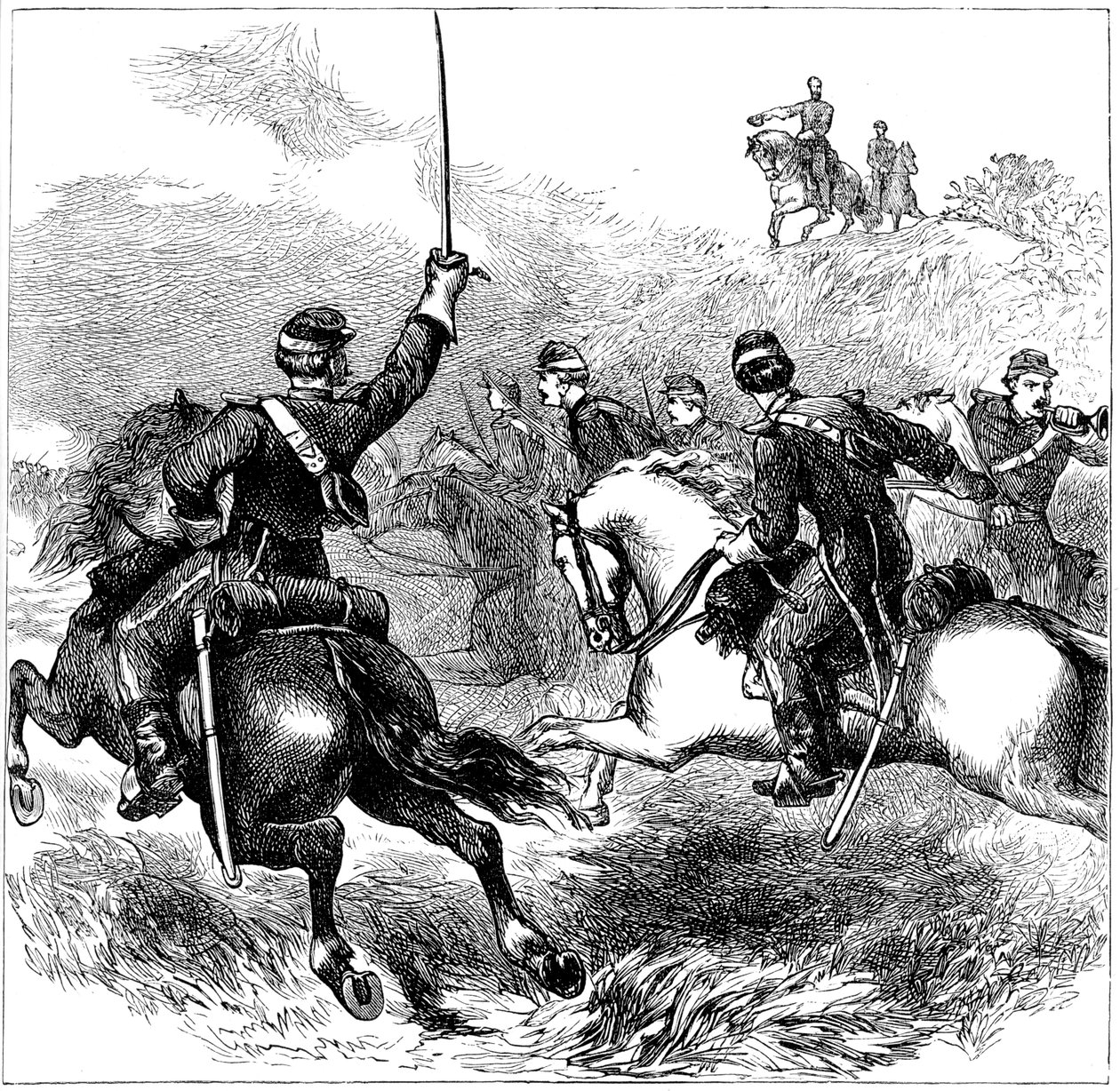 सीरियाई क्रीक, वर्जीनिया, अमेरिकी नागरिक युद्ध, 1864 c1880 में जनरल शेरिडन द्वारा अज्ञात