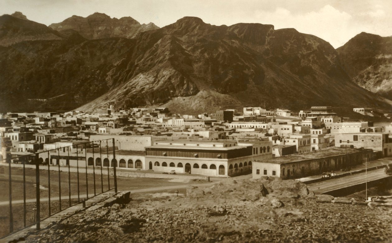 सामान्य दृश्य 2, अदन, c1918-c1939। द्वारा अज्ञात
