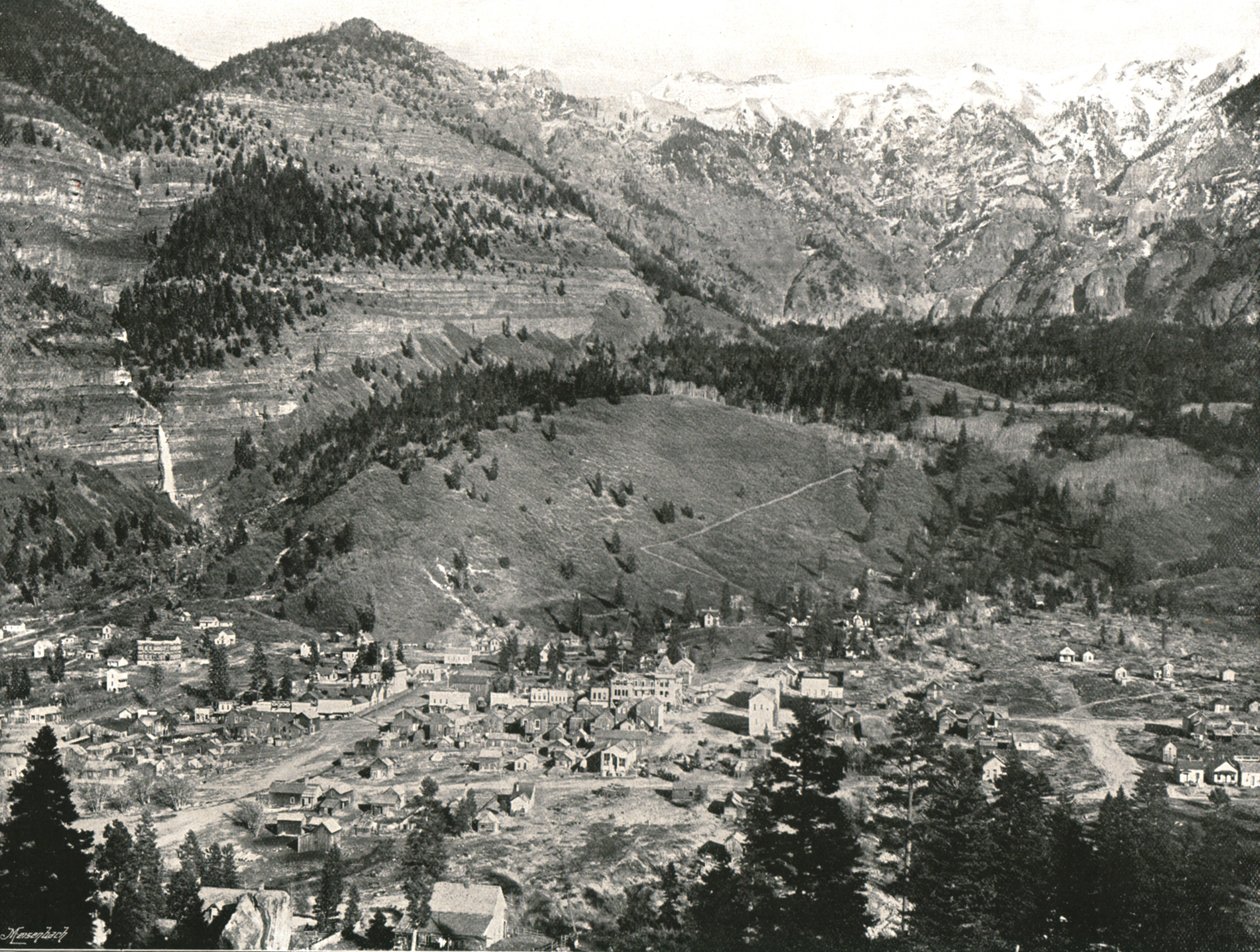 आरे और रॉकी, यूएसए, 1895 का सामान्य दृश्य। द्वारा अज्ञात