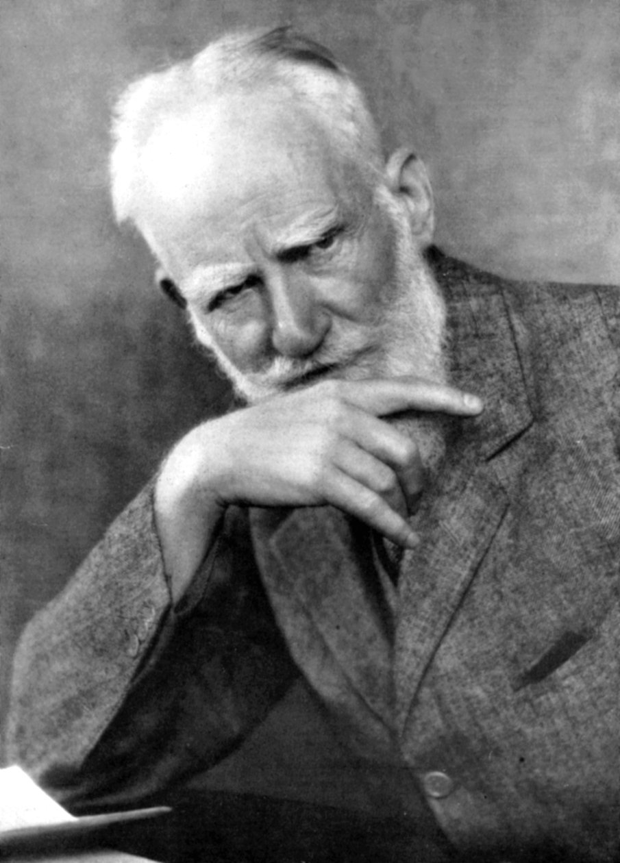 जॉर्ज बर्नार्ड शॉ 1856-1950, आयरिश लेखक, 20 वीं शताब्दी की शुरुआत में द्वारा अज्ञात
