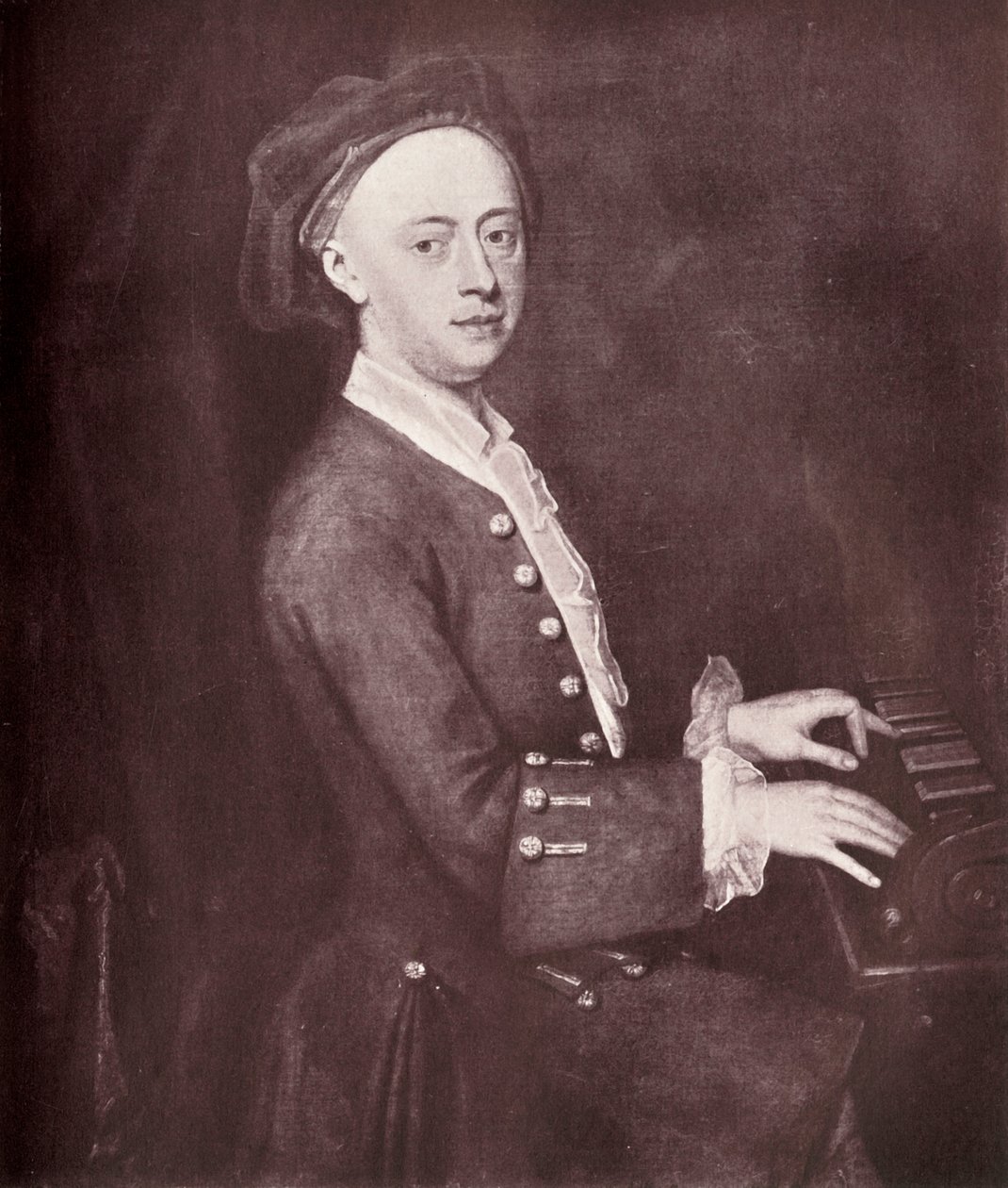 जॉर्ज फ्रेडरिक हैंडेल, c1720, 1919 द्वारा अज्ञात