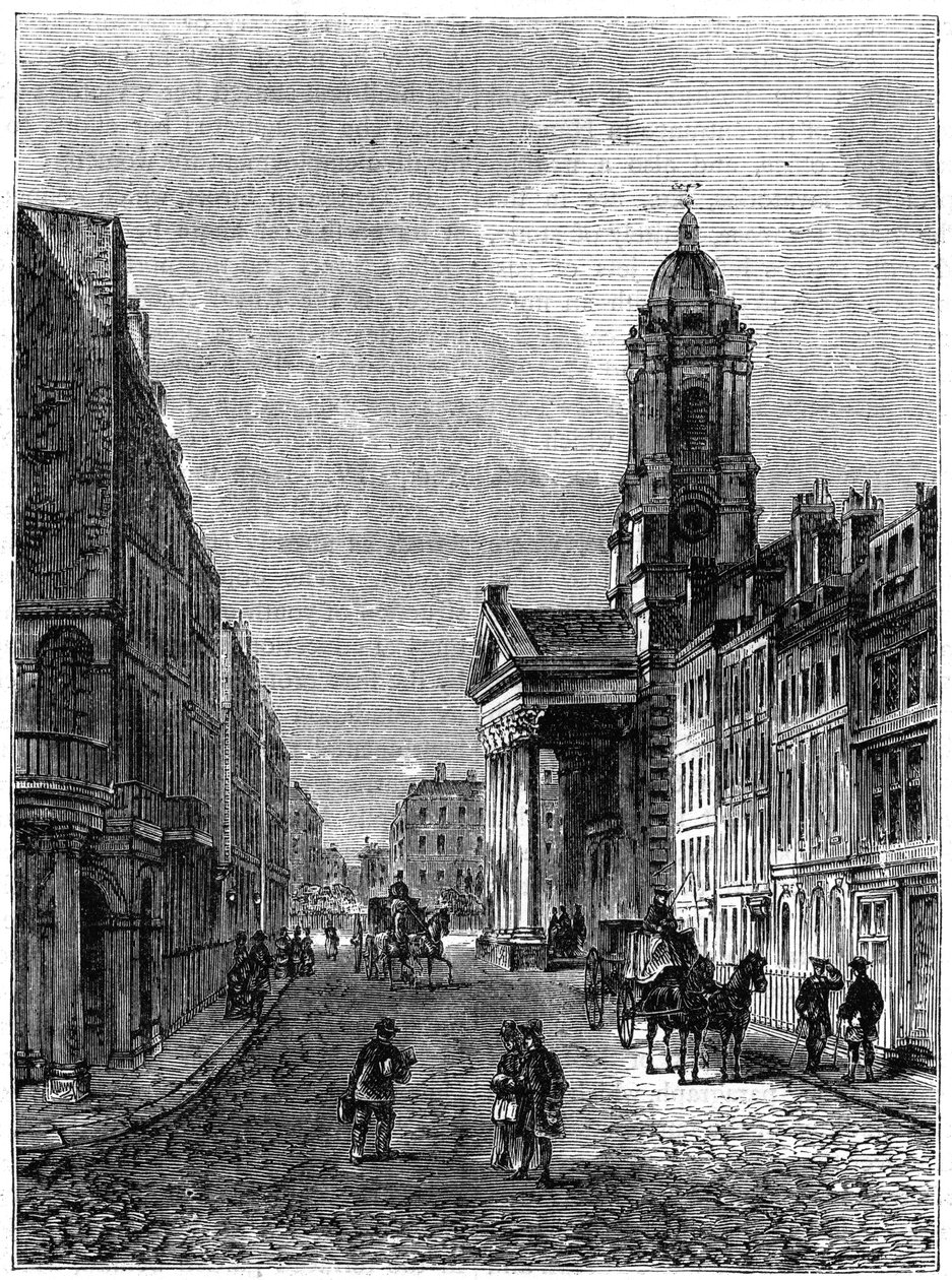 जॉर्ज स्ट्रीट, हनोवर स्क्वायर, लंदन, 1800 1891 द्वारा अज्ञात