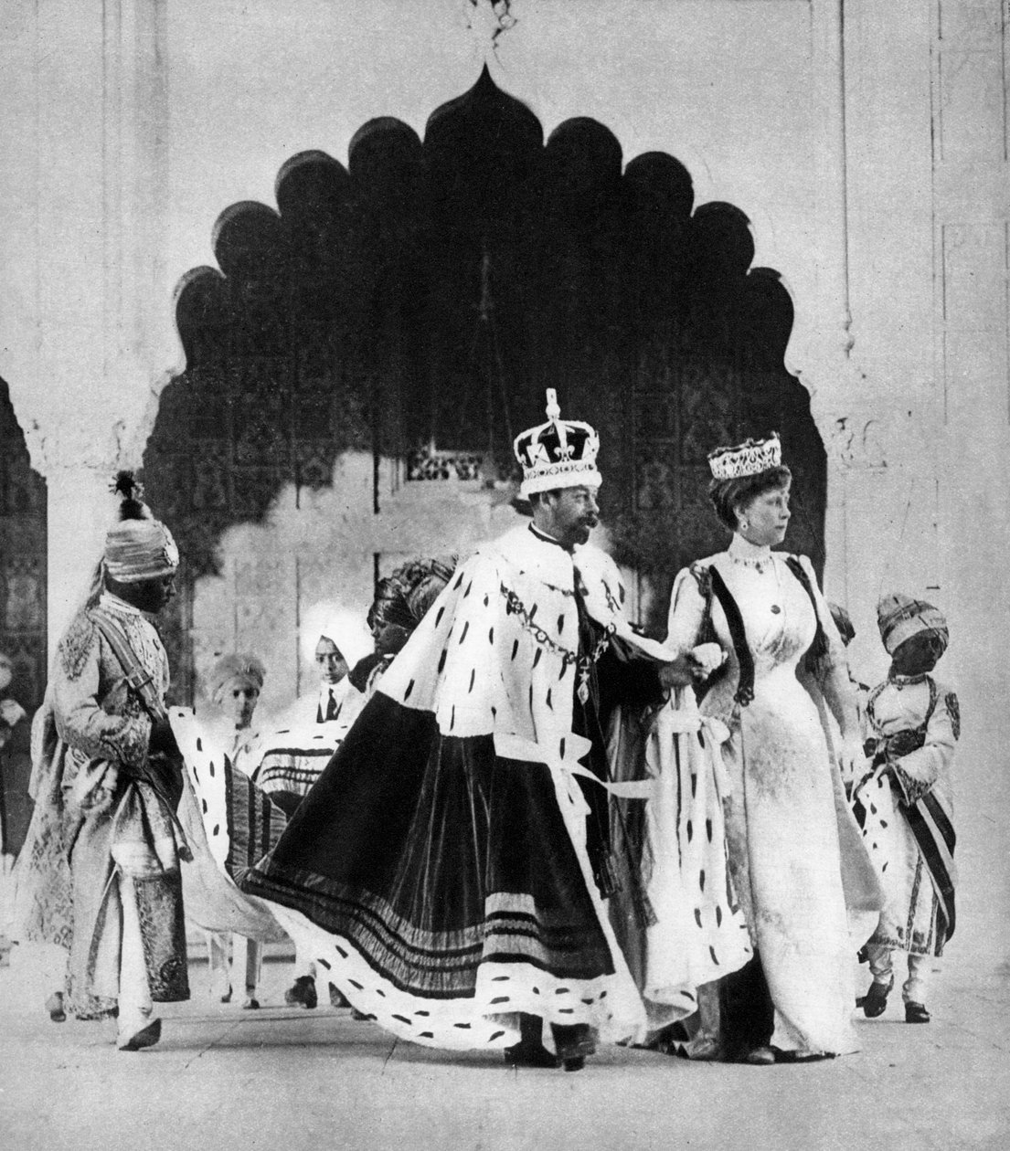 जॉर्ज वी और क्वीन मैरी दिल्ली, भारत, 1911, 1935 में द्वारा अज्ञात