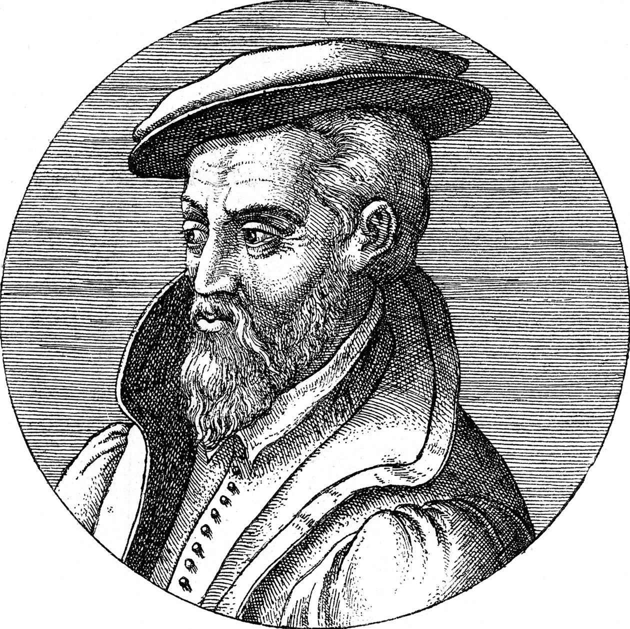 जॉर्जियस एग्रीकोला 1494-1555, जर्मन चिकित्सक, खनिज विज्ञानी और धातु विज्ञानी, c1890 द्वारा अज्ञात