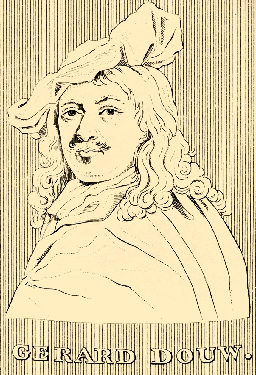 जेरार्ड डौव, 1613-1675, 1830। द्वारा अज्ञात