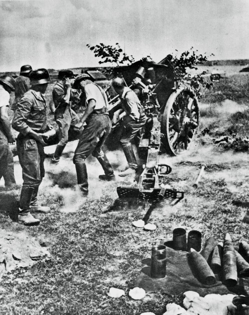 ईस्टर्न फ्रंट, 1941 में जर्मन तोपखाने द्वारा अज्ञात