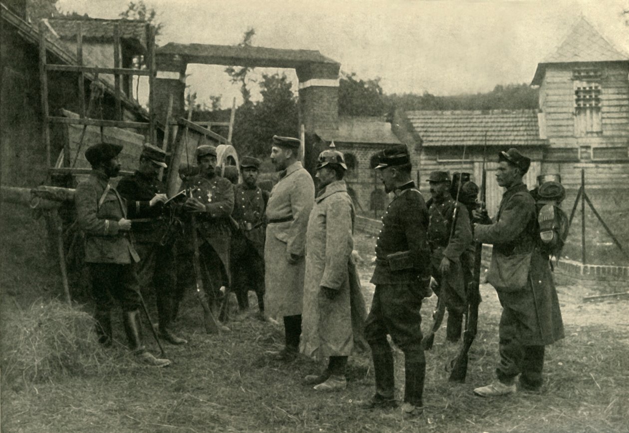 जर्मन कैदी, प्रथम विश्व युद्ध, 1914, c1920। द्वारा अज्ञात