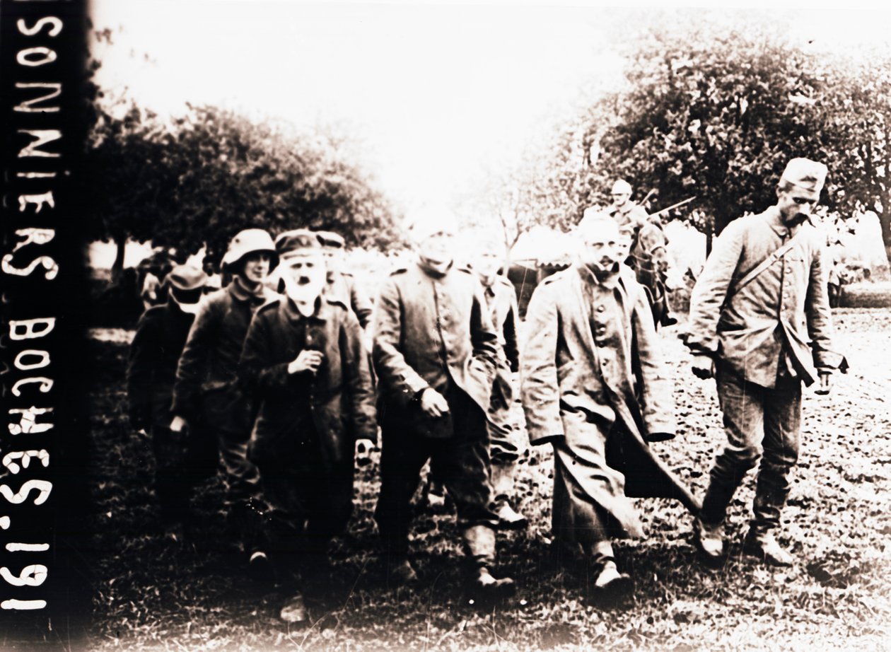युद्ध के जर्मन कैदी, c1914-c1918 द्वारा अज्ञात