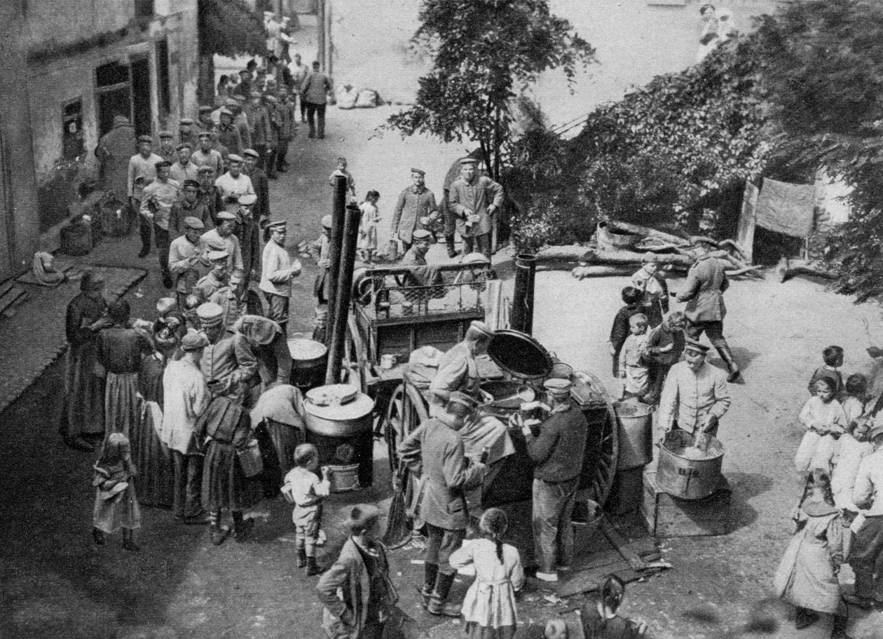 जर्मन यात्रा रसोई, वोसगेस, फ्रांस, प्रथम विश्व युद्ध, 1916 द्वारा अज्ञात