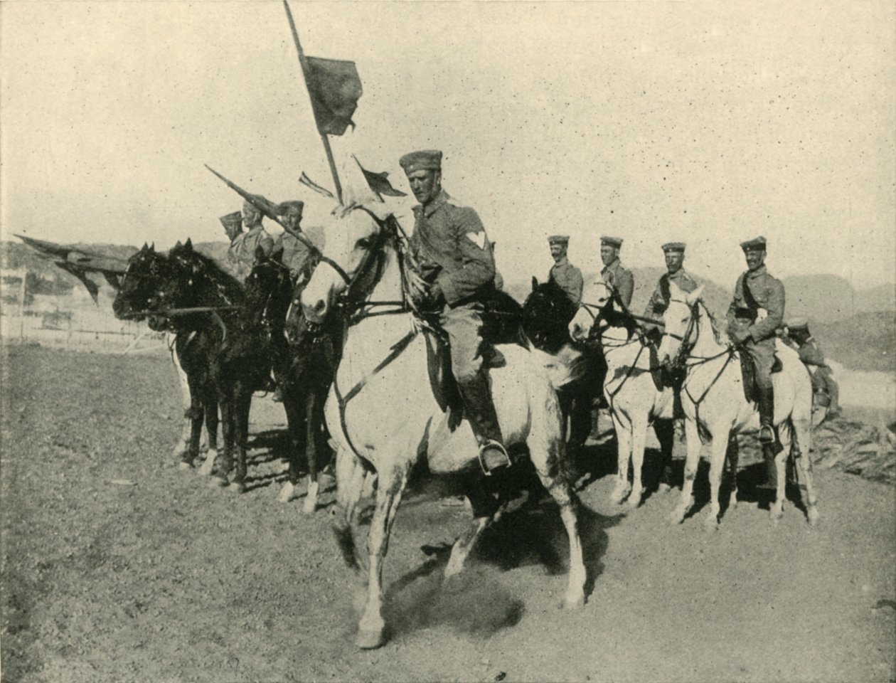 जर्मनी औपनिवेशिक सेना: दक्षिण-पश्चिम अफ्रीका में कैवलरी आकस्मिकता, 1914, 1920। द्वारा अज्ञात