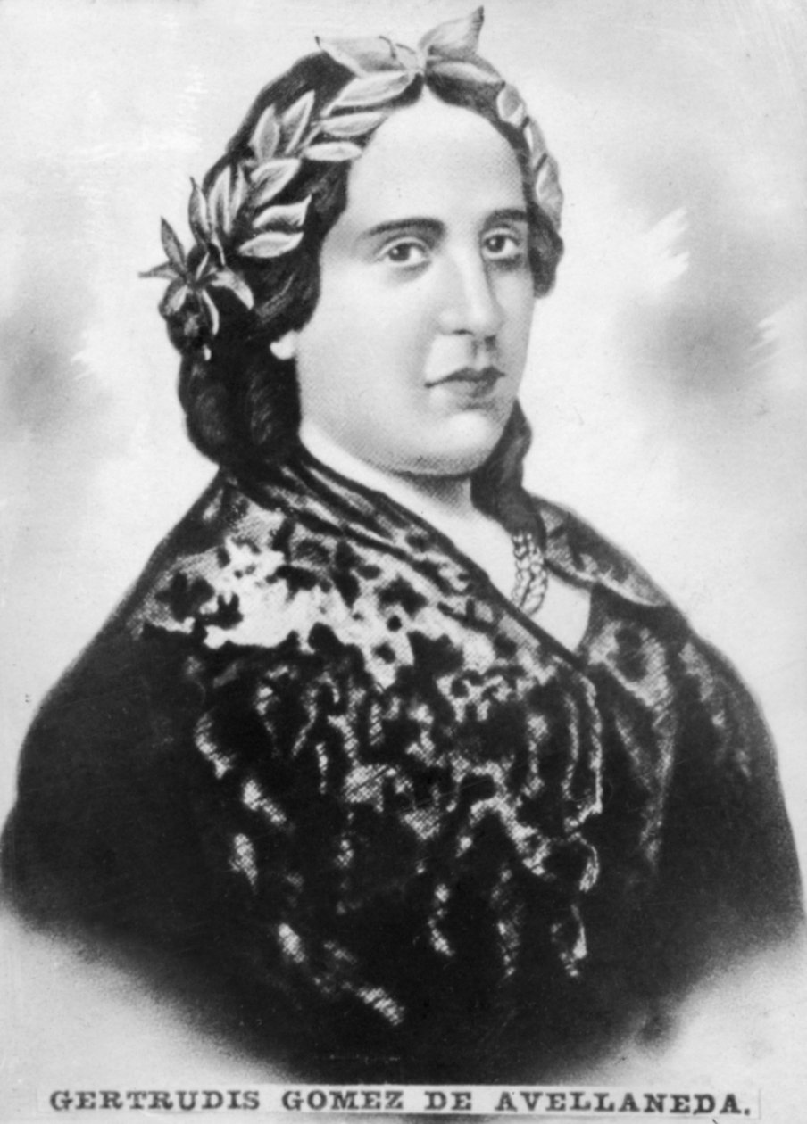 Gertrudis Gomez de Avellaneda, Cuban का जन्म स्पेनिश लेखक और राजनीतिक कार्यकर्ता, c1910 से हुआ द्वारा अज्ञात