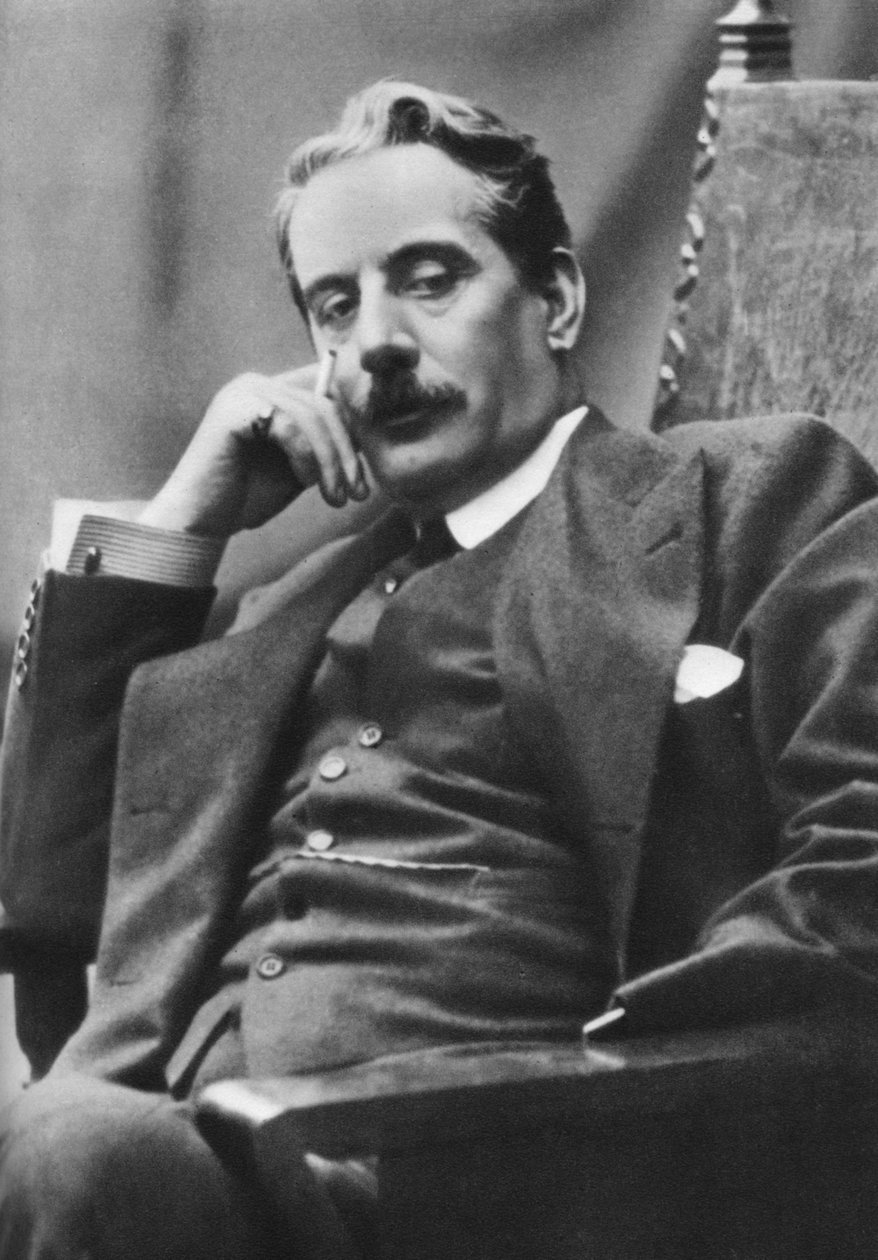 जियाकोमो प्यूकिनी 1858-1924, इतालवी संगीतकार, 1910 द्वारा अज्ञात