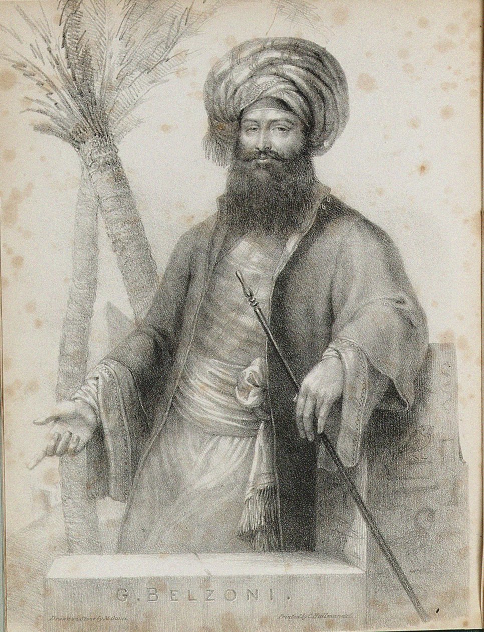 जियोवन्नी बतिस्ता बेलजोनी 1778-1823 ऑपरेशन्स और हाल ही में डिस्को की कथा से सामने वाले द्वारा अज्ञात