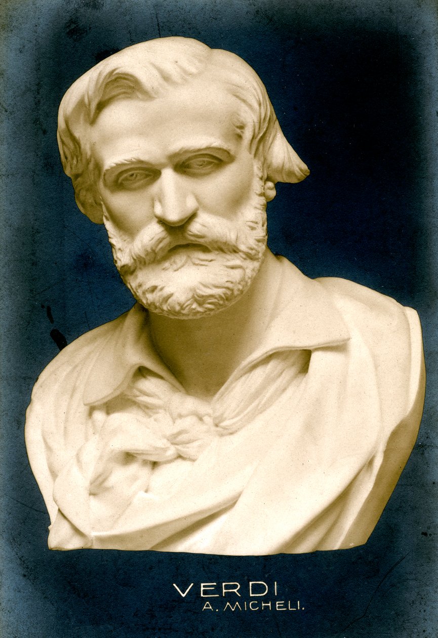 Giuseppe Verdi 1813-1901, इतालवी संगीतकार, 1909 द्वारा अज्ञात