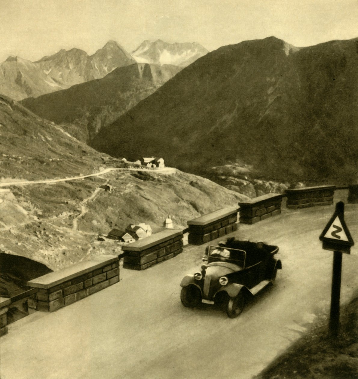 Glocknerhaus Grossglockner High Alpine Road, ऑस्ट्रिया, c1935 पर। द्वारा अज्ञात