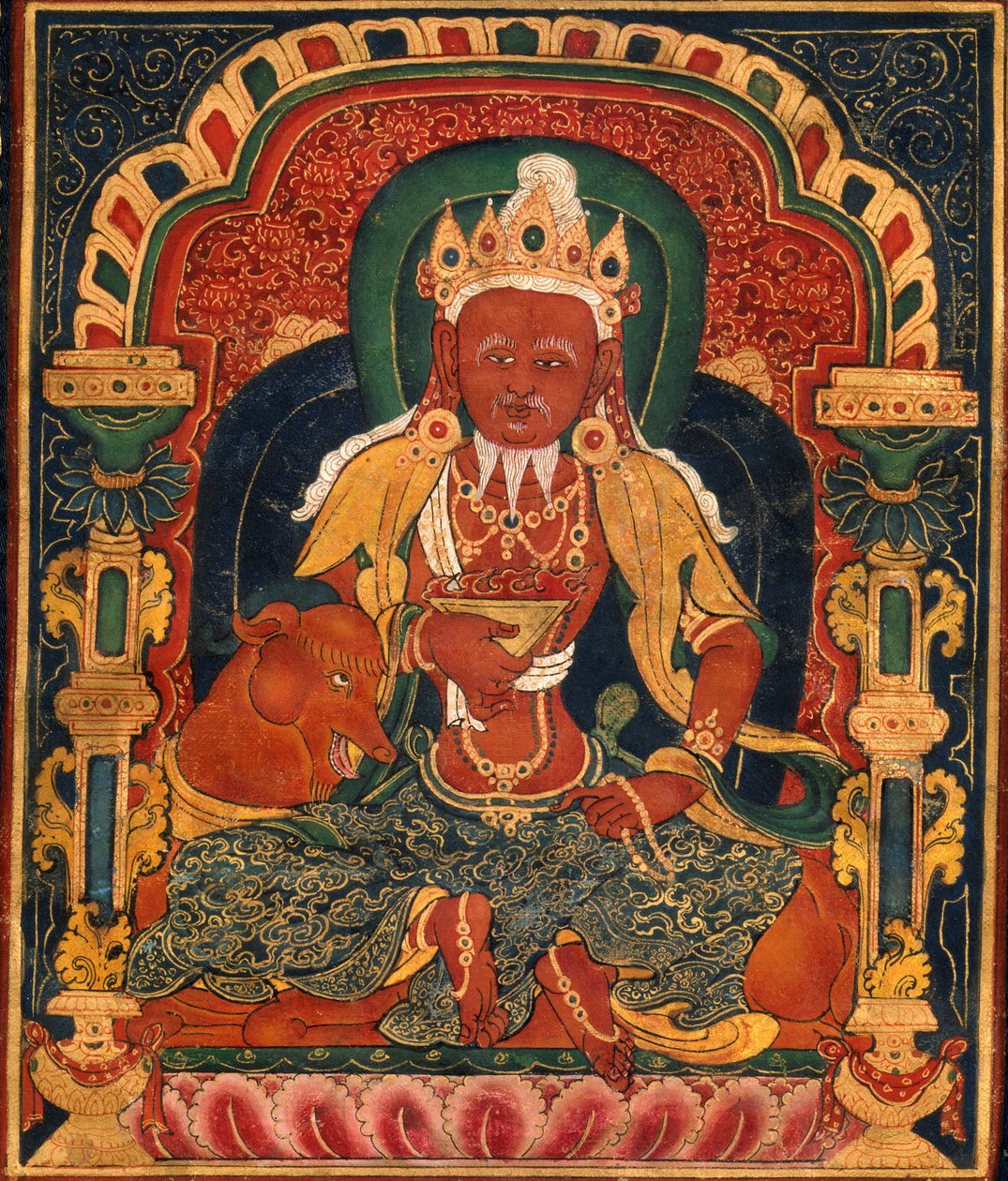 चिकित्सा बुद्ध मंडल की अग्नि देवता अग्नि द्वारा अज्ञात