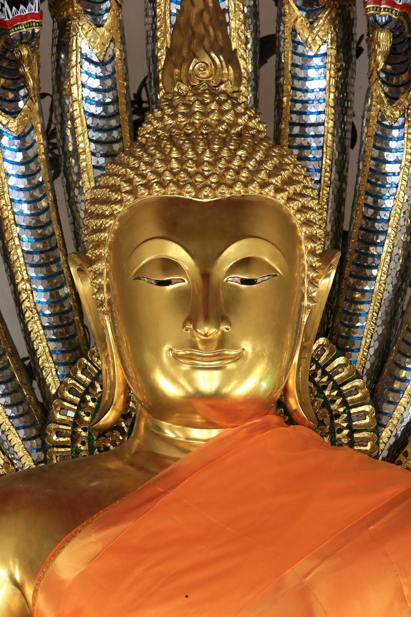 पृथ्वी को साक्षी मानकर स्वर्ण बुद्ध। वाट फो - वाट फ्रा चेट्टुफॉन। 1788. बैंकॉक। थाईलैंड द्वारा अज्ञात
