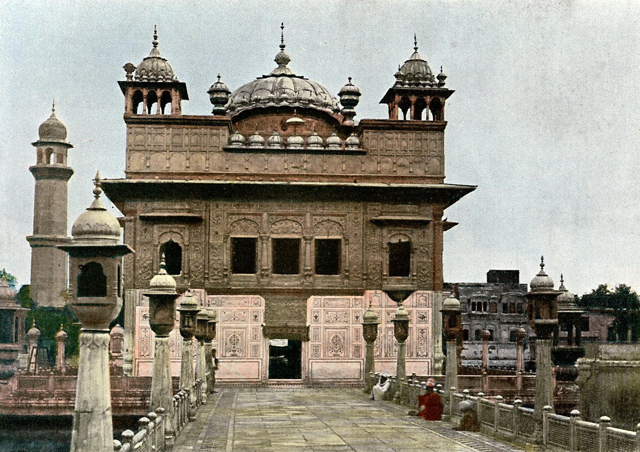 स्वर्ण मंदिर, अमृतसर, पंजाब, भारत, c1890 द्वारा अज्ञात