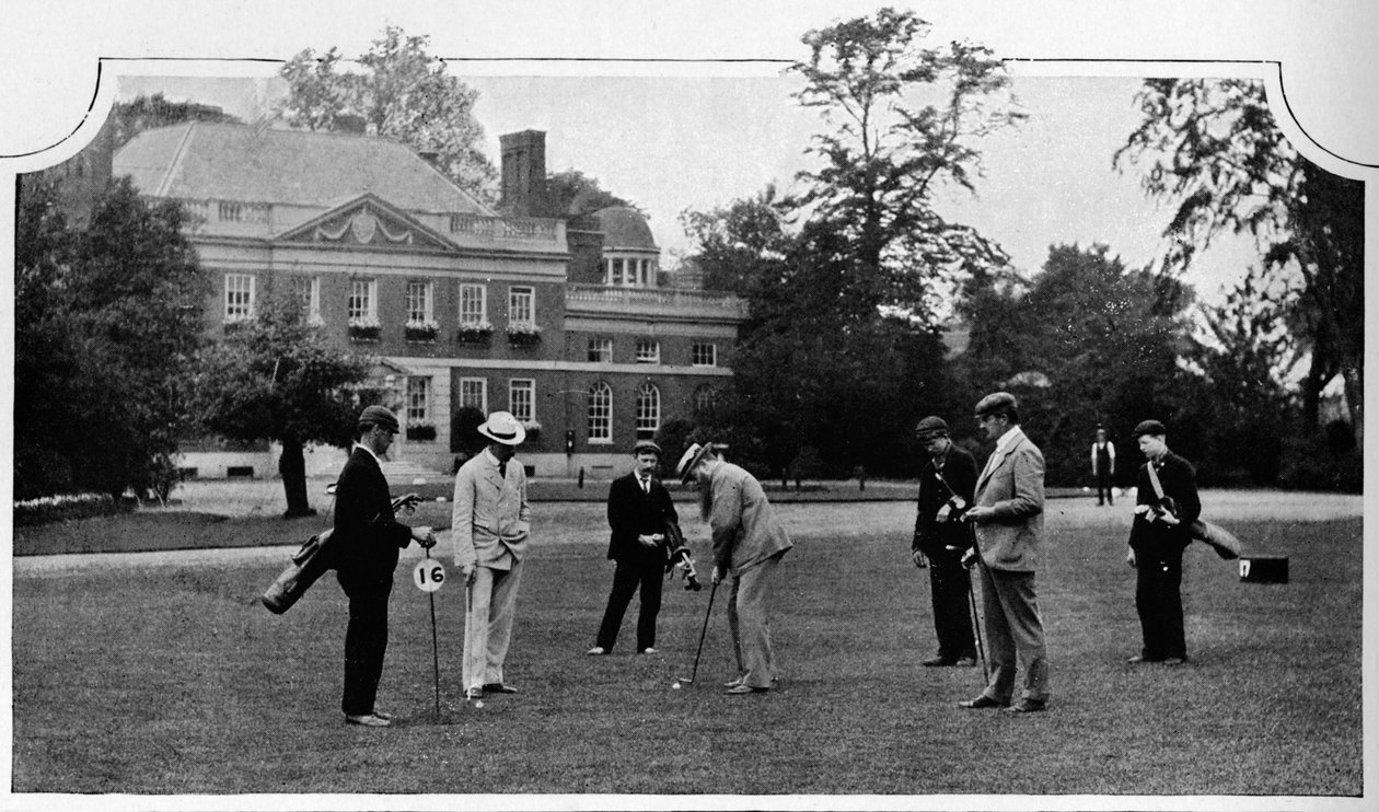 Ranelagh क्लब, लंदन में गोल्फ, c1903 1903 द्वारा अज्ञात