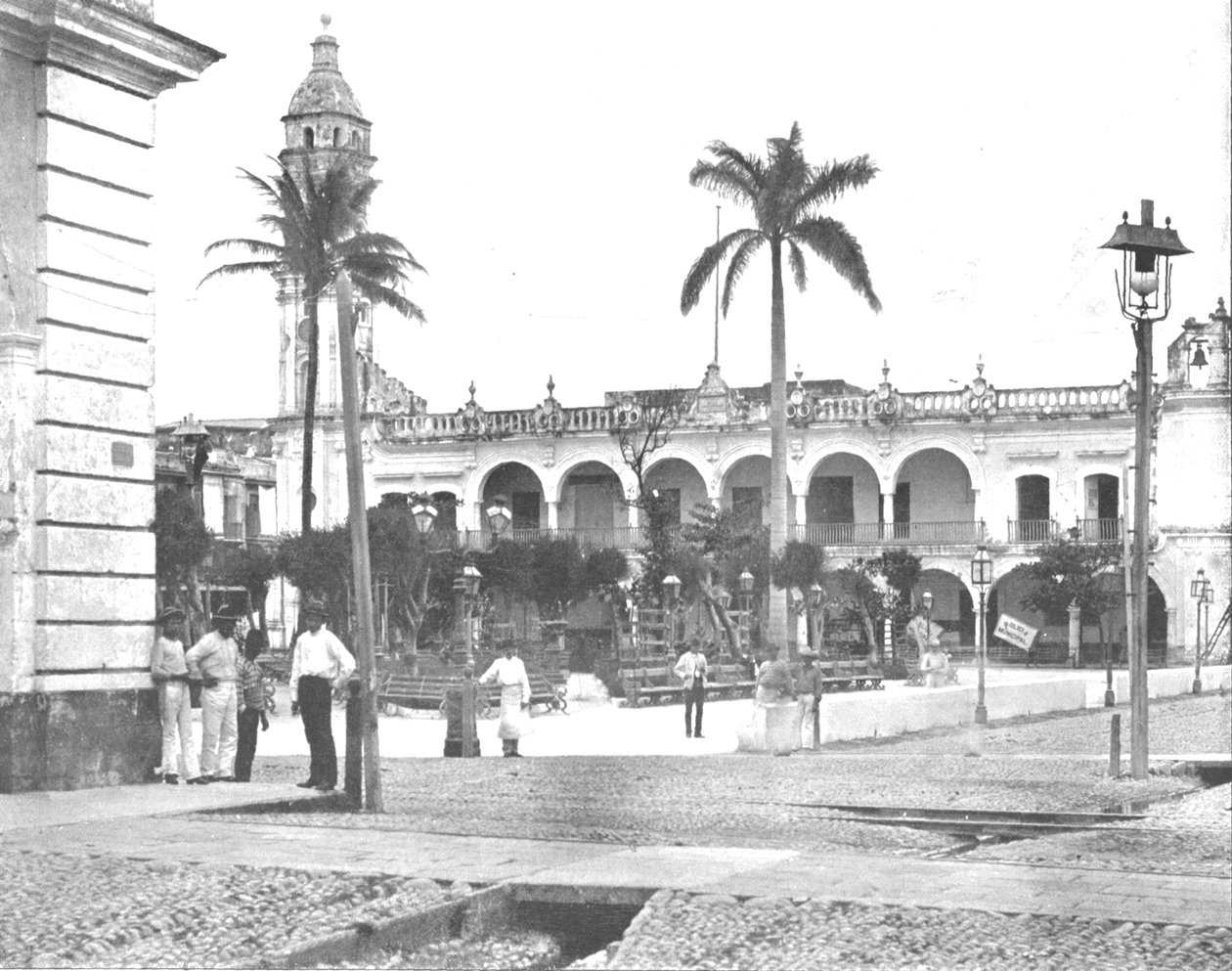 गवर्नर्स पैलेस, वेरा क्रूज़, मैक्सिको, c1900। द्वारा अज्ञात