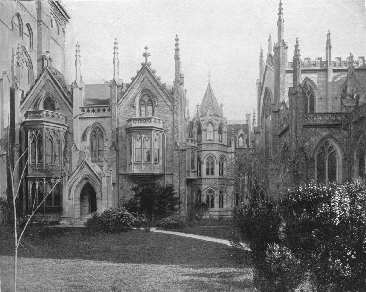ग्रेस चर्च और रेक्ट्री, न्यूयॉर्क, यूएसए, c1900। द्वारा अज्ञात