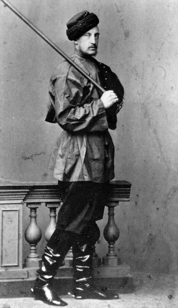 ग्रैंड ड्यूक निकोलस निकोलेविच रूस के बुजुर्ग, c1860-c1864 द्वारा अज्ञात