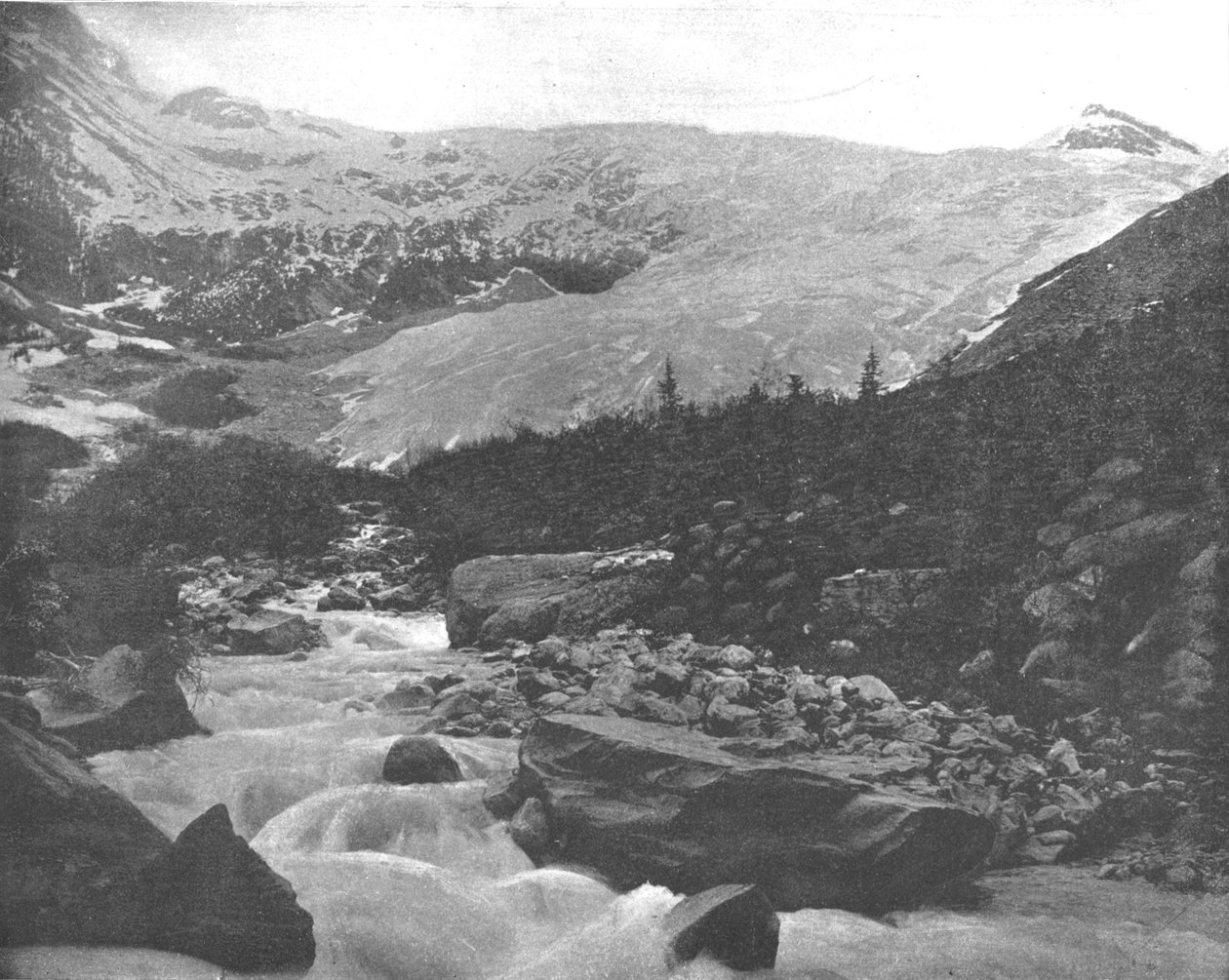 ग्रेट ग्लेशियर, सेल्किर्क पर्वत, कनाडा, c1900। द्वारा अज्ञात