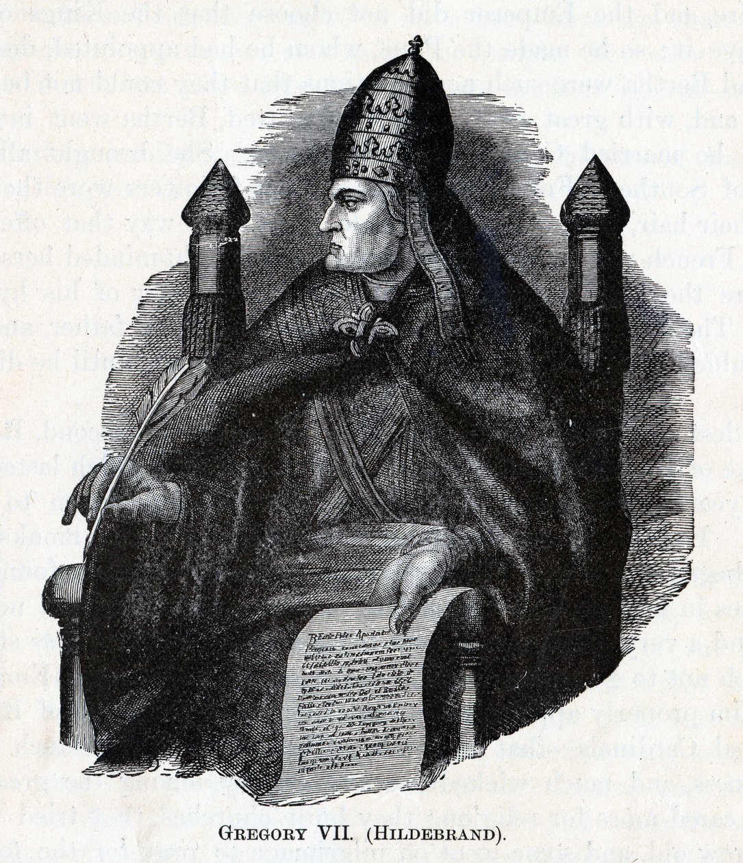 ग्रेगरी VII हिल्डेब्रांड, 1882 द्वारा अज्ञात