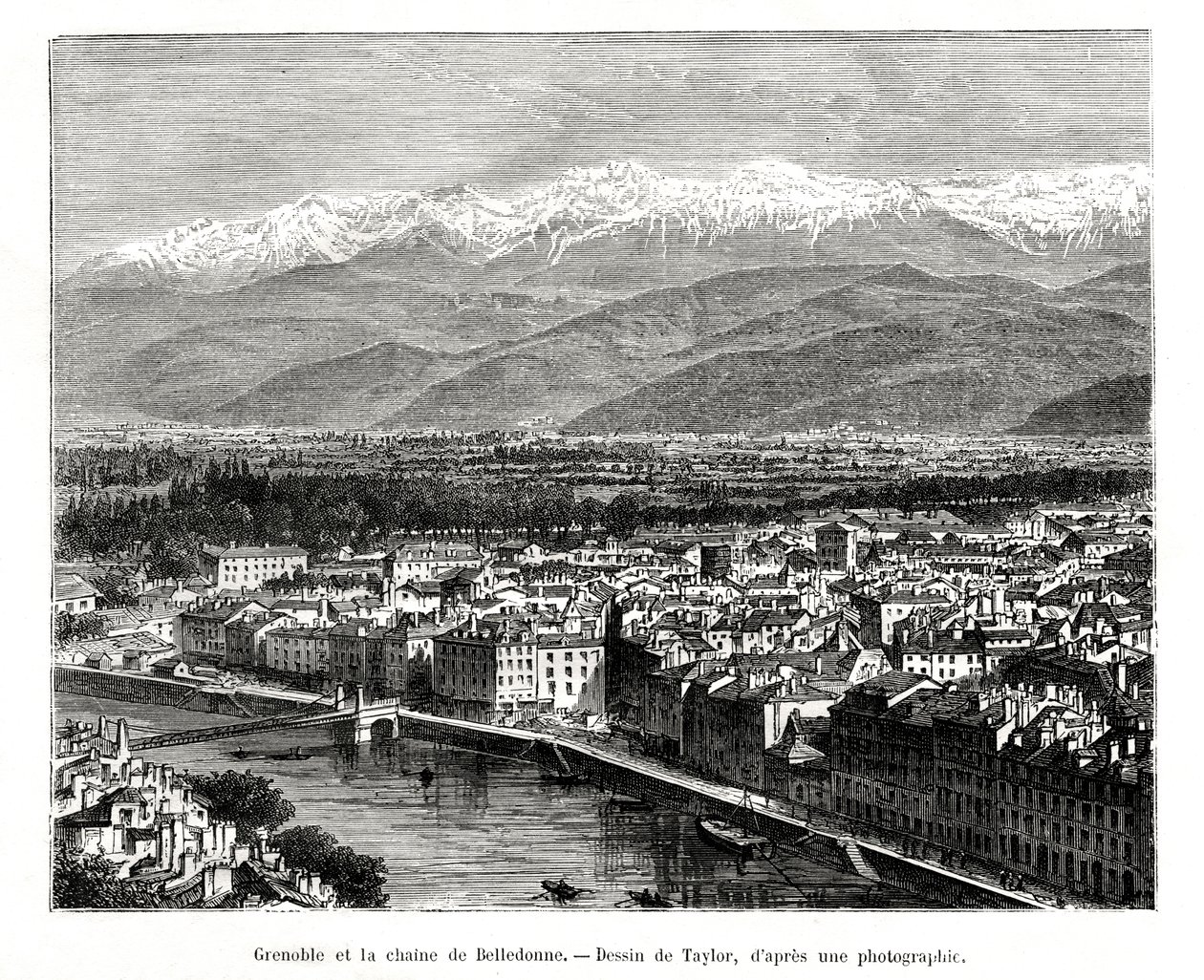 बेलेडोने रेंज, फ्रांस, 1886 से ग्रेनोबल द्वारा अज्ञात