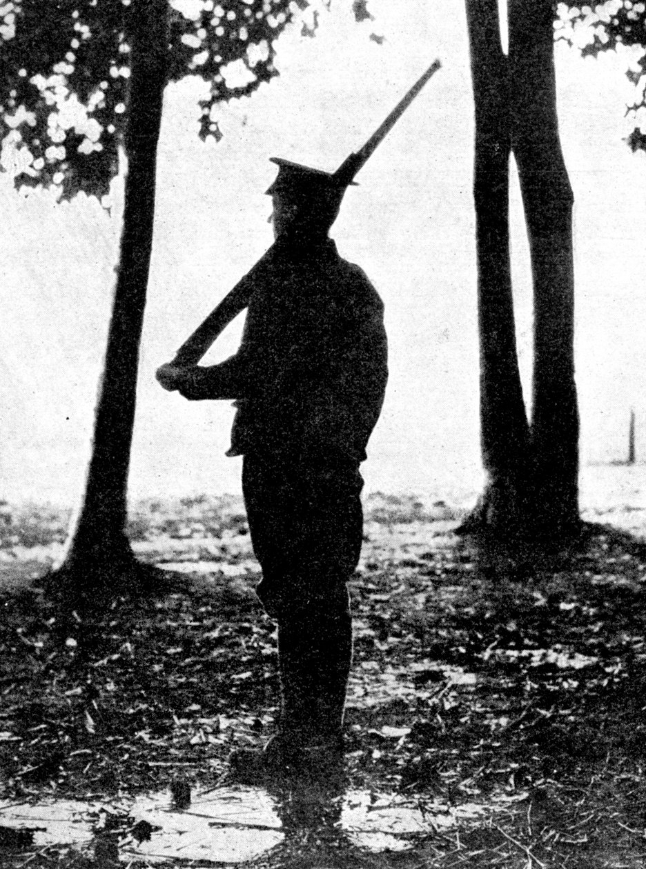 युद्ध के मैदान पर ग्रे डॉन, ब्रिटिश घुड़सवार सेना, प्रथम विश्व युद्ध, 1914 द्वारा अज्ञात