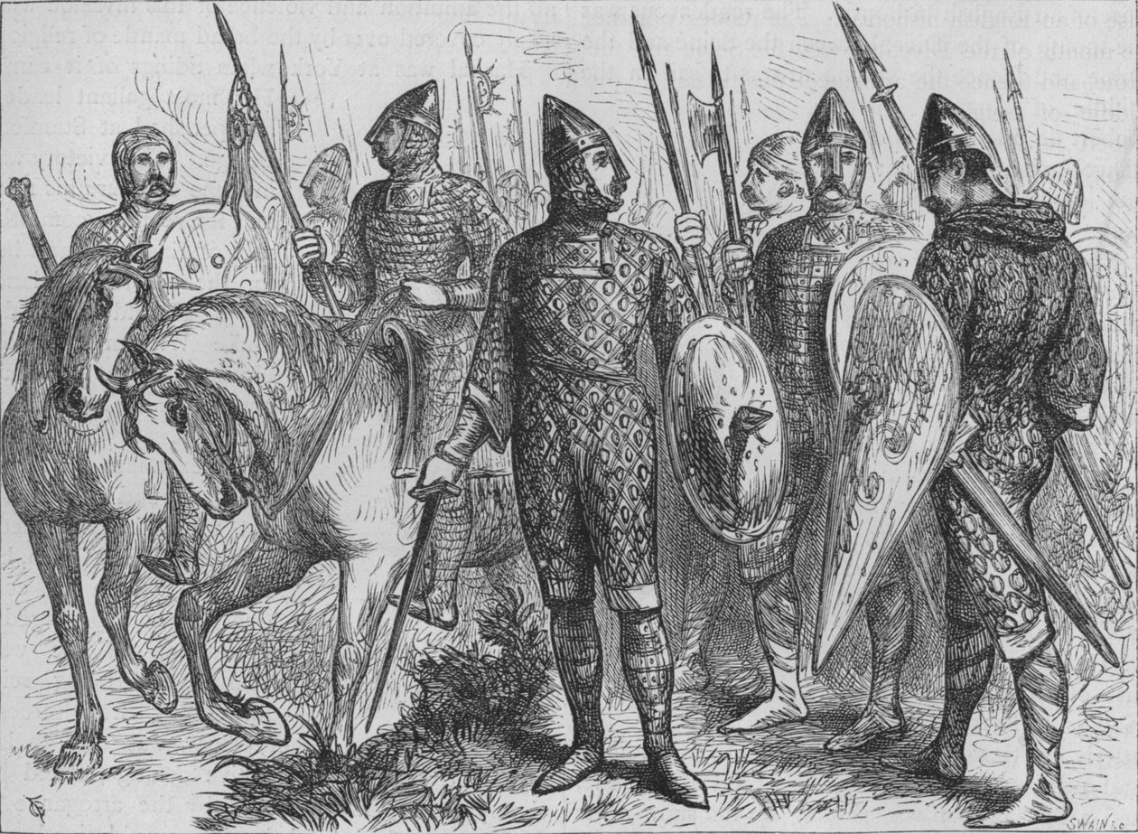 नॉर्मन सोल्जर्स का समूह 1066 ई।, C1880 द्वारा अज्ञात