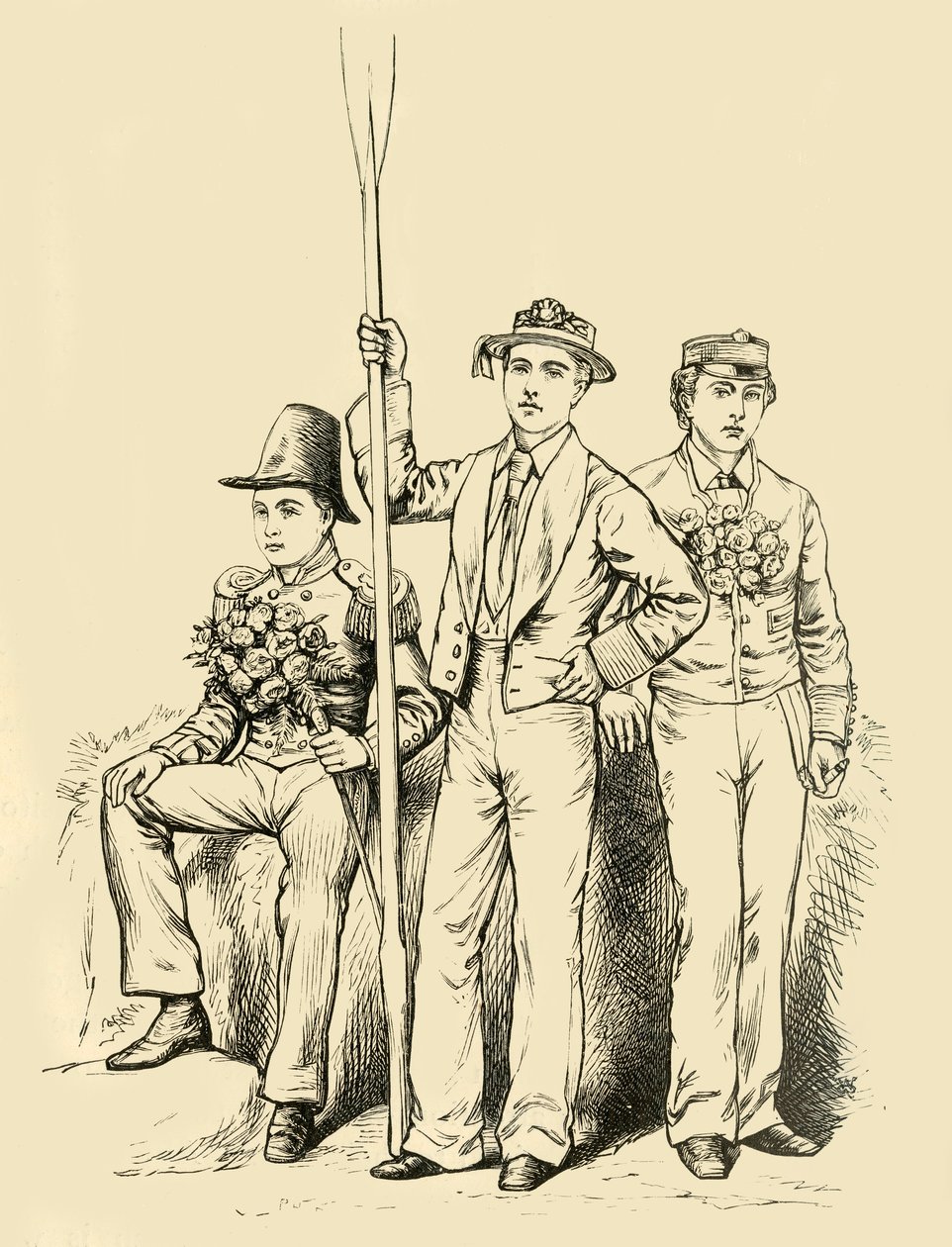 जून, 1911 की चौथी तारीख को समूह। द्वारा अज्ञात