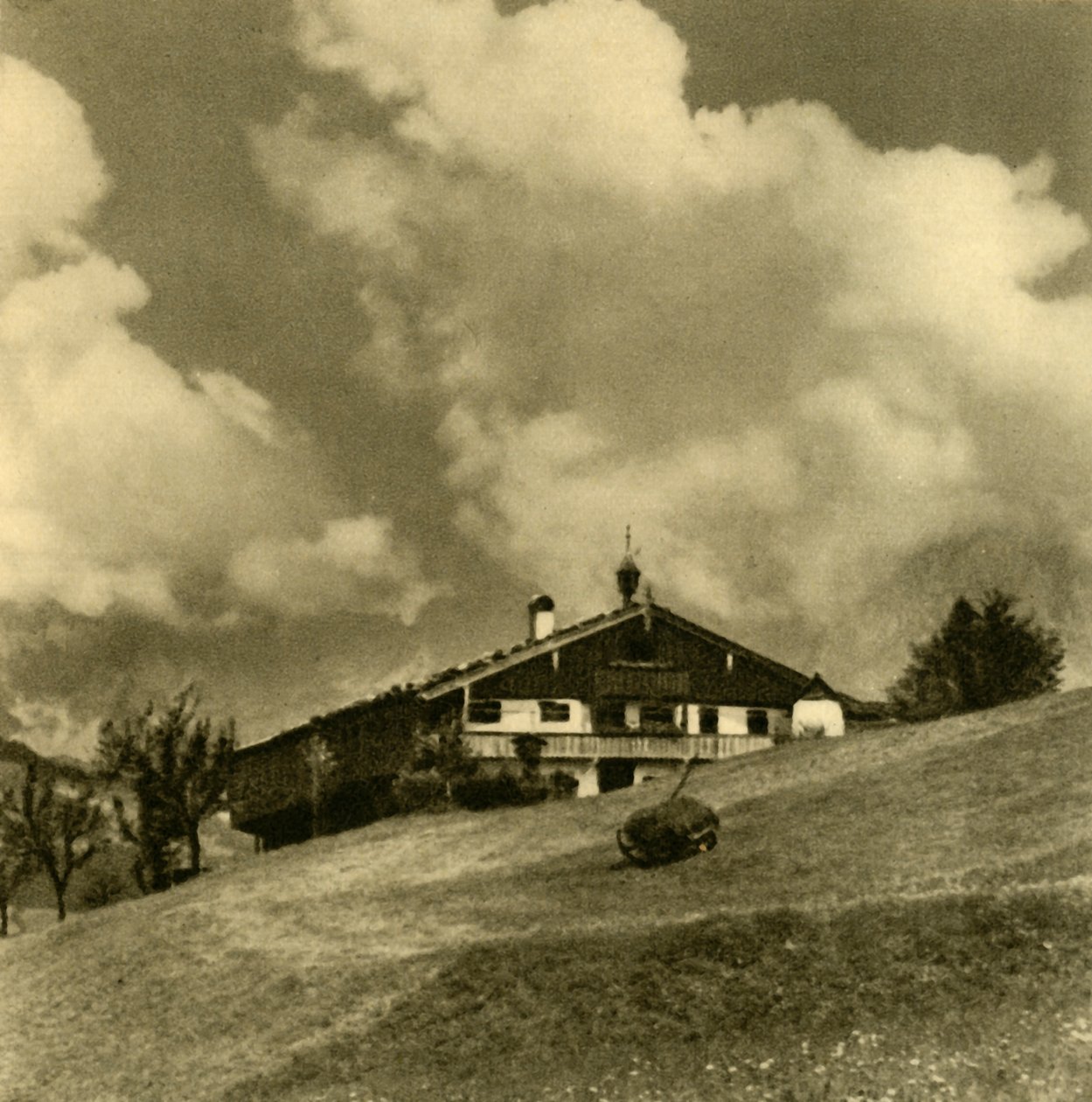 गेस्ट हाउस, वाइल्डर पर्वत, टायरॉल, ऑस्ट्रिया, c1935। द्वारा अज्ञात