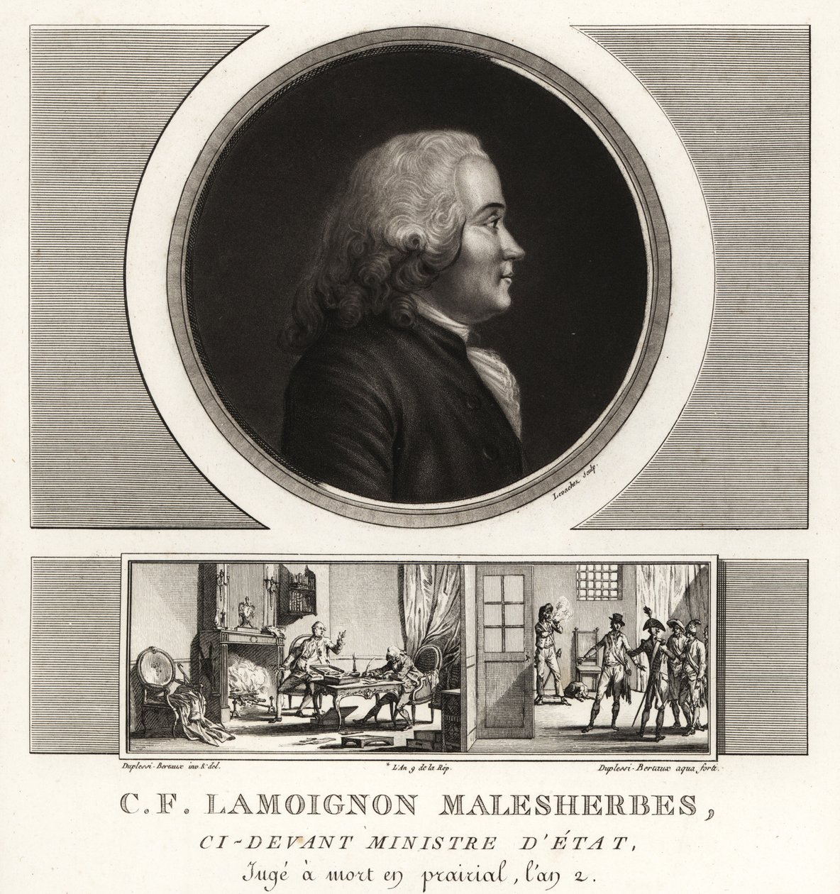 Guillaume-Chretien de Lamoignon de Malesherbes, फ्रांसीसी राजनेता, राज्य मंत्री द्वारा अज्ञात