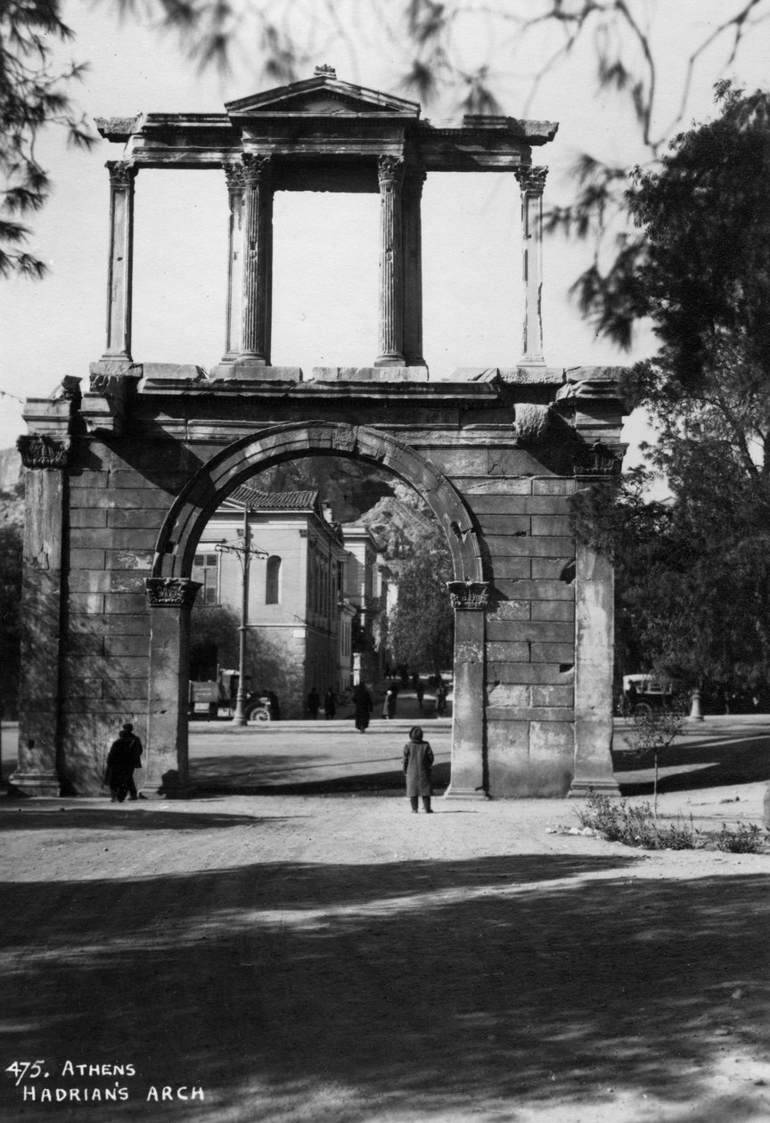 हैड्रियन आर्क, एथेंस, ग्रीस, c1920s-c1930s द्वारा अज्ञात