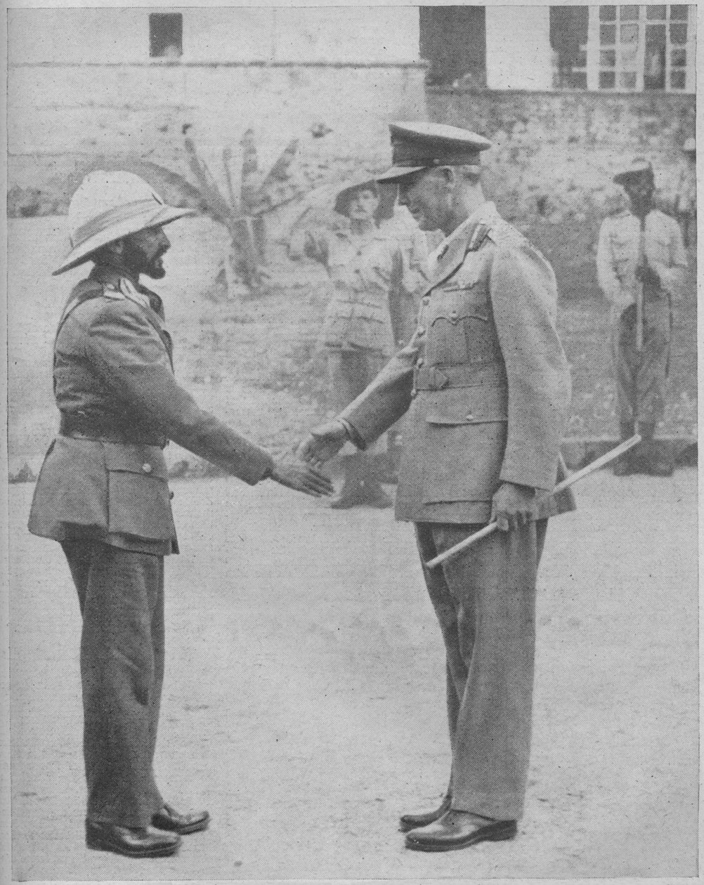 हैली सेलासी और जनरल कनिंघम, 1941 द्वारा अज्ञात