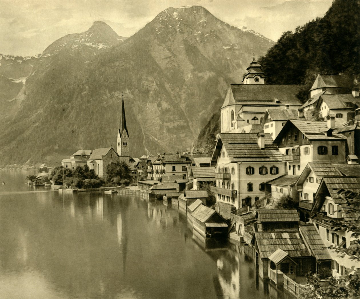हॉलस्टैट, ऊपरी ऑस्ट्रिया, c1935। द्वारा अज्ञात