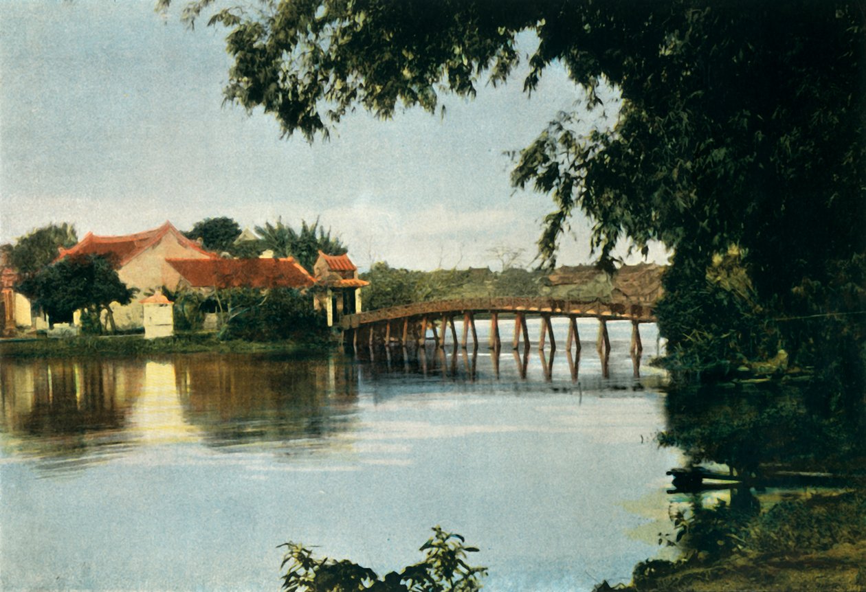 हनोई। ले पेटिट लैक, हनोई। द स्मॉल लेक, 1900। द्वारा अज्ञात