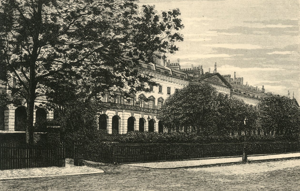 हनोवर टेरेस, रीजेंट्स पार्क, c1876। द्वारा अज्ञात