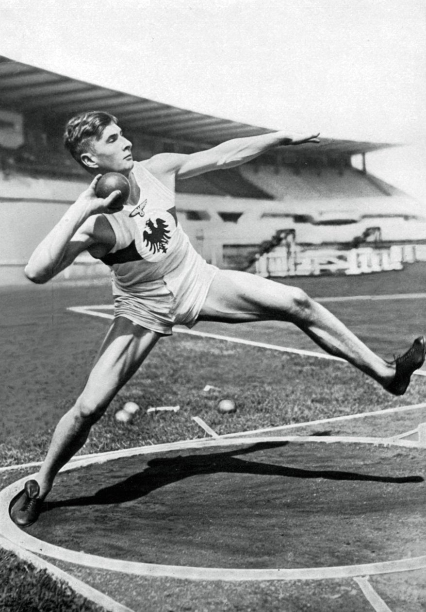 हैंस हेनरिक सिएवर्ट, जर्मन एथलीट, 1936 द्वारा अज्ञात