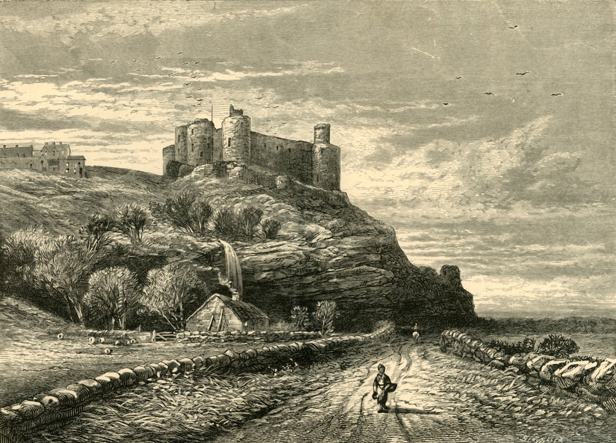 हर्लेच कैसल, 1898। द्वारा अज्ञात