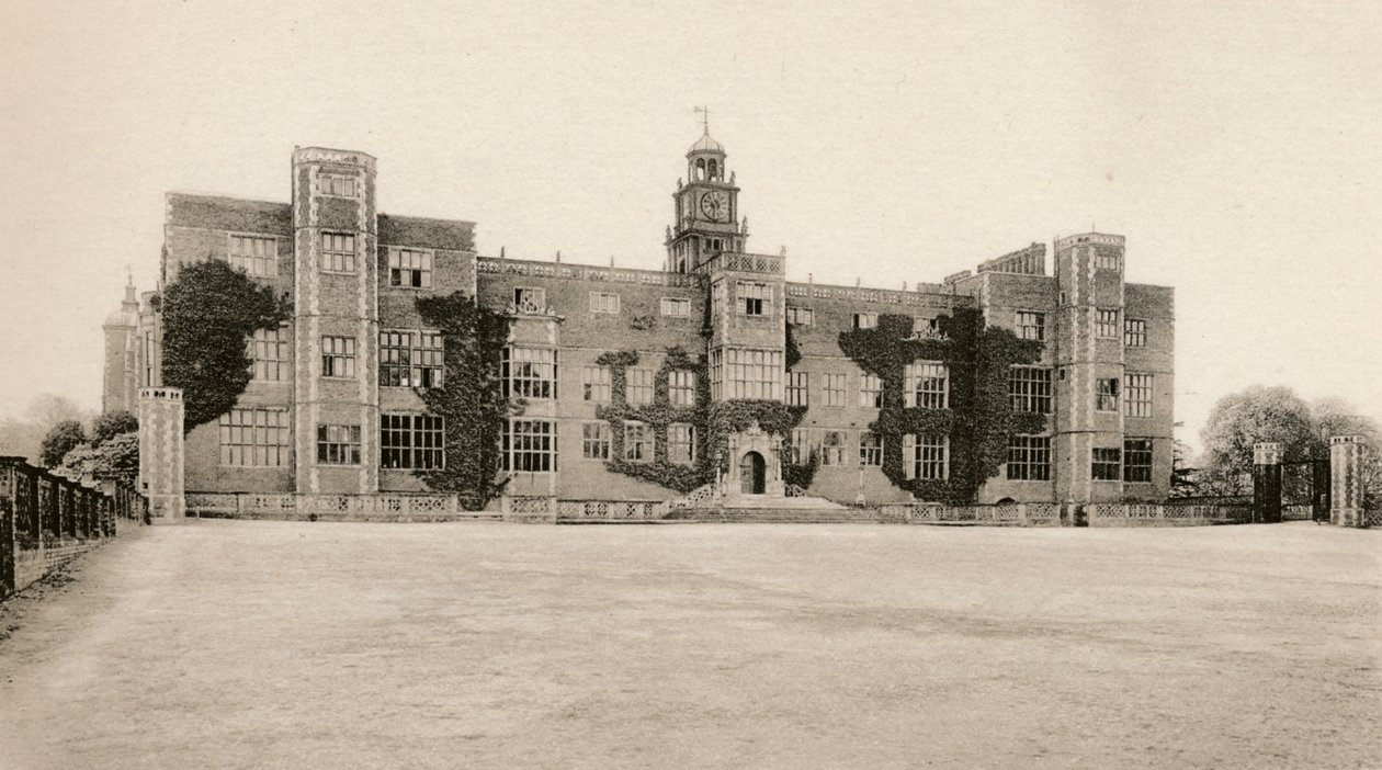 हैटफील्ड हाउस - नॉर्थ फ्रंट, सी 16 वीं शताब्दी, 1904 द्वारा अज्ञात