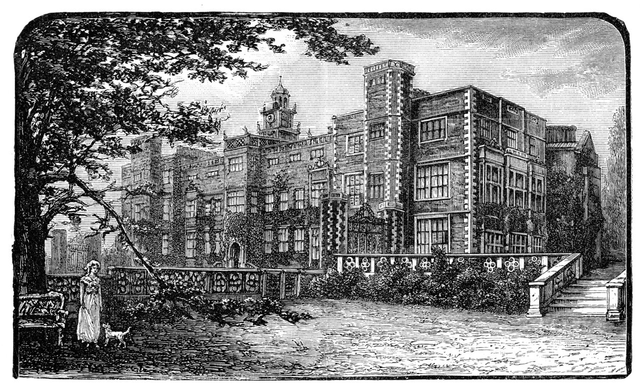 हैटफील्ड हाउस, हर्फ़र्डशायर, 1900 द्वारा अज्ञात