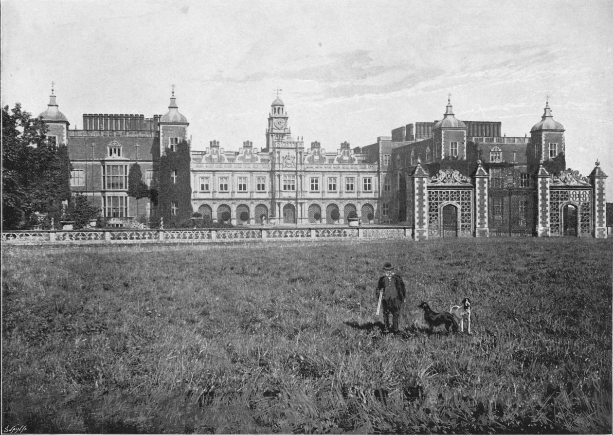 हैटफील्ड हाउस, साउथ फ्रंट, c1896 द्वारा अज्ञात