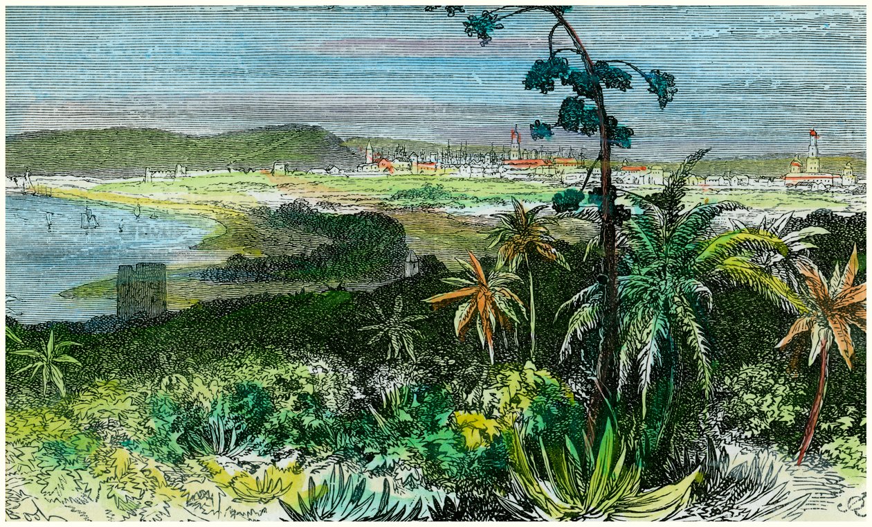 हवाना, क्यूबा, सी 1880 द्वारा अज्ञात