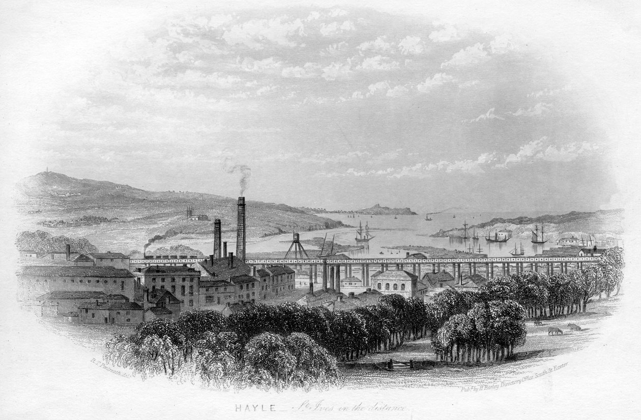 दूरी में हेले सेंट Ives, c1860 द्वारा अज्ञात