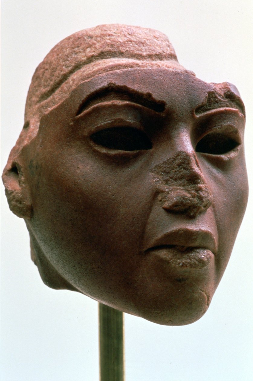प्राचीन मिस्र की रानी तीये के प्रमुख, c1388-1340 ई.पू. द्वारा अज्ञात