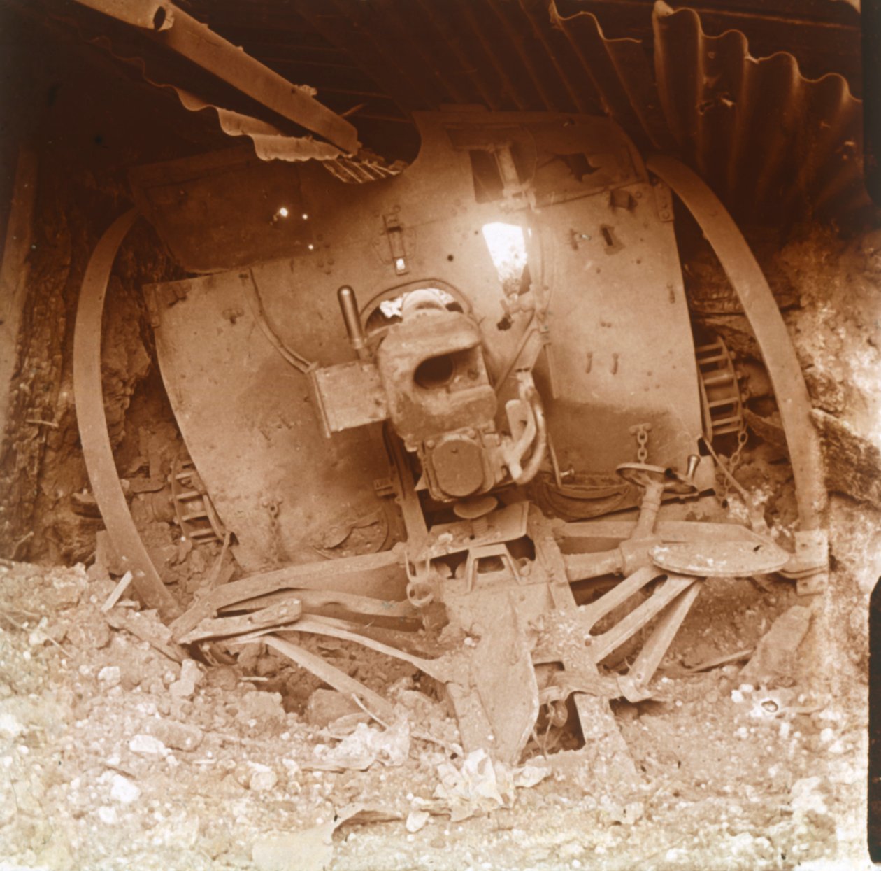 भारी तोपखाने, सोम्मे, उत्तरी फ्रांस, 1916। द्वारा अज्ञात